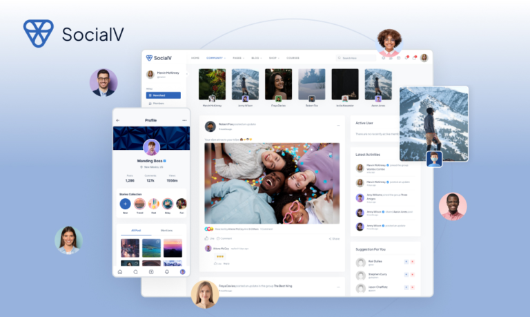 online community building with SocialV