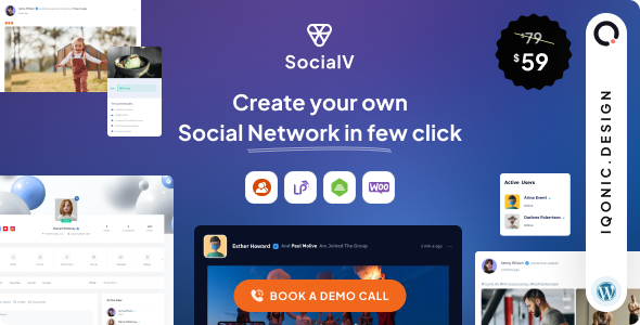 SocialV Admin Dashboard Template | Iqonic Design