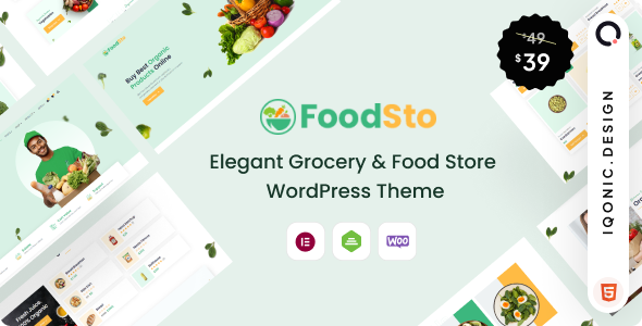 Best WordPress Restaurant Theme | Foodsto | Iqonic Design