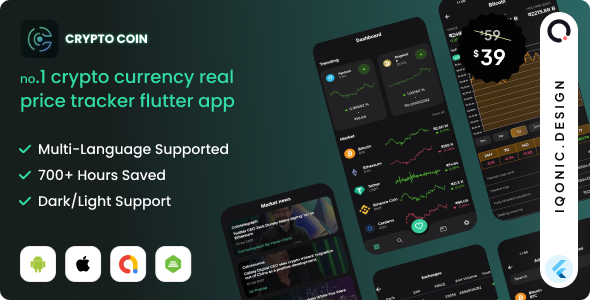 Flutter Full Cryptocurrency app